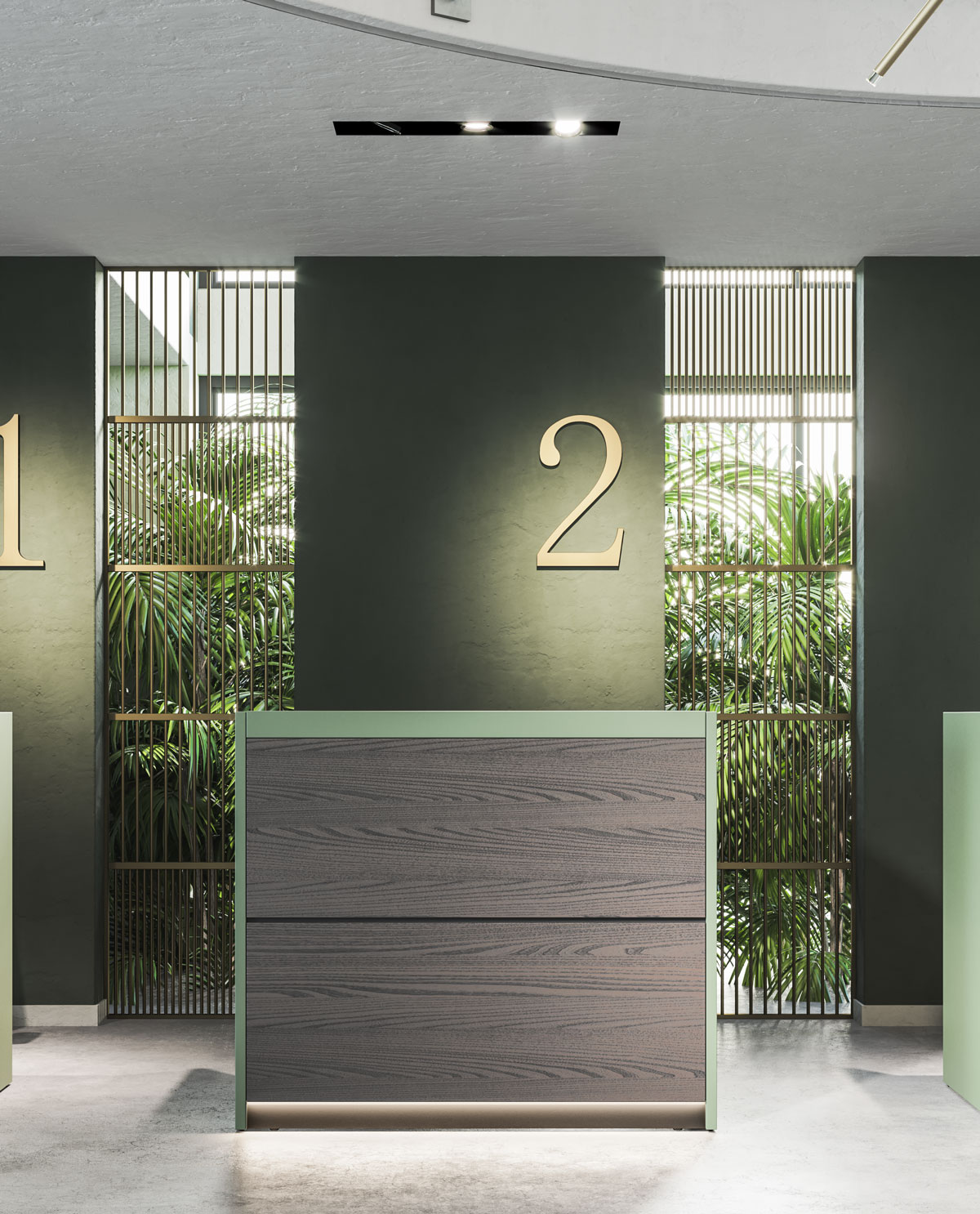Bancone Reception Ufficio e Hotel - Vogue Frezza