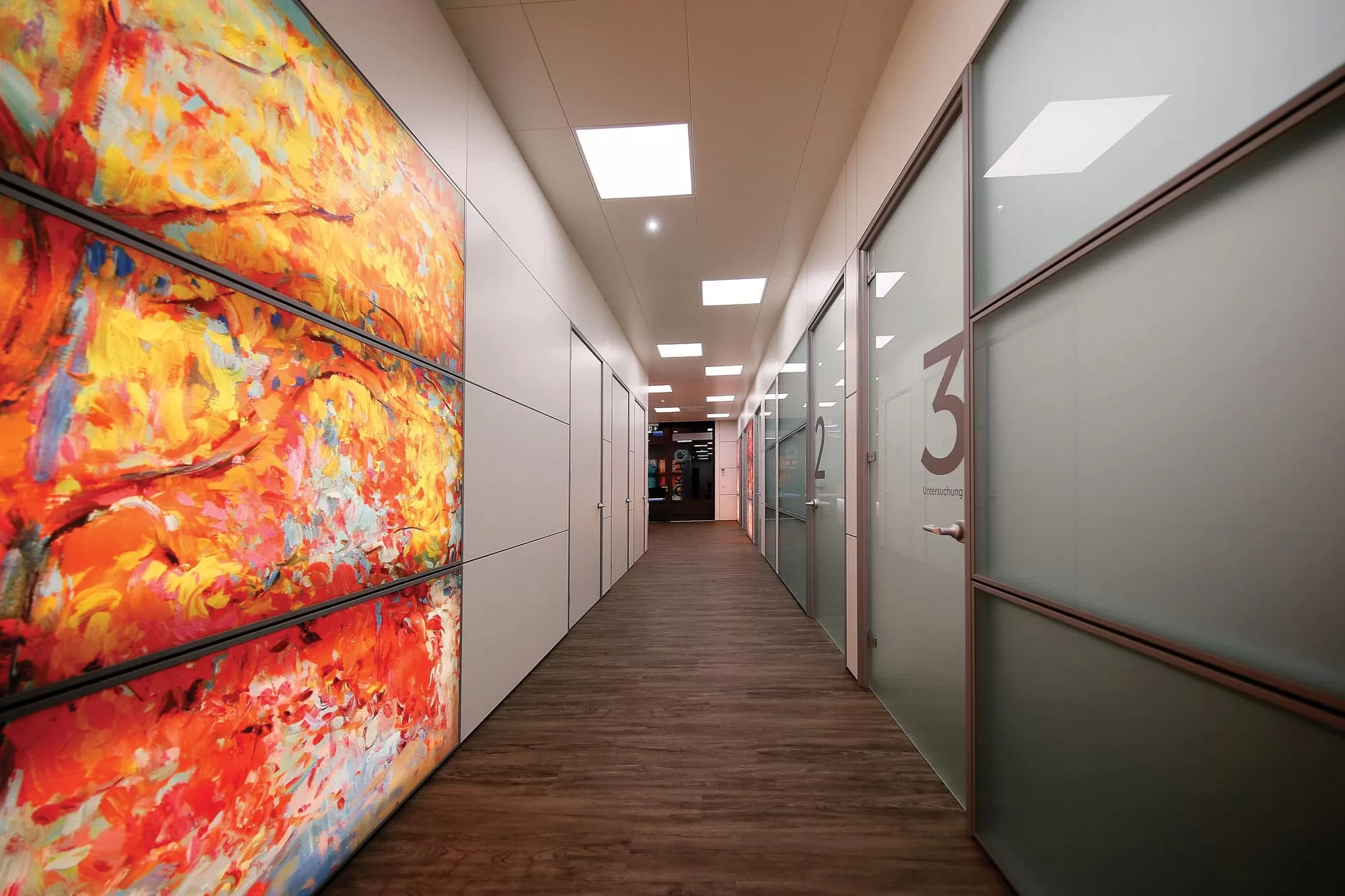 Partition walls for Office in Glass, Wood and Steel - Areaplan