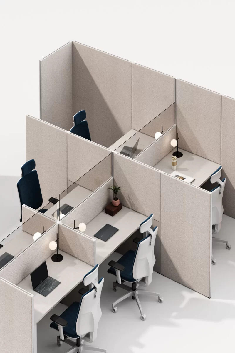 Pareti Modulari per Ufficio e Pannelli Divisori - Frezza