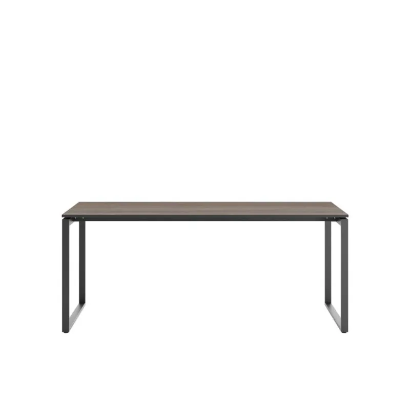 White Office Desk available in black and aluminum colors - Pop