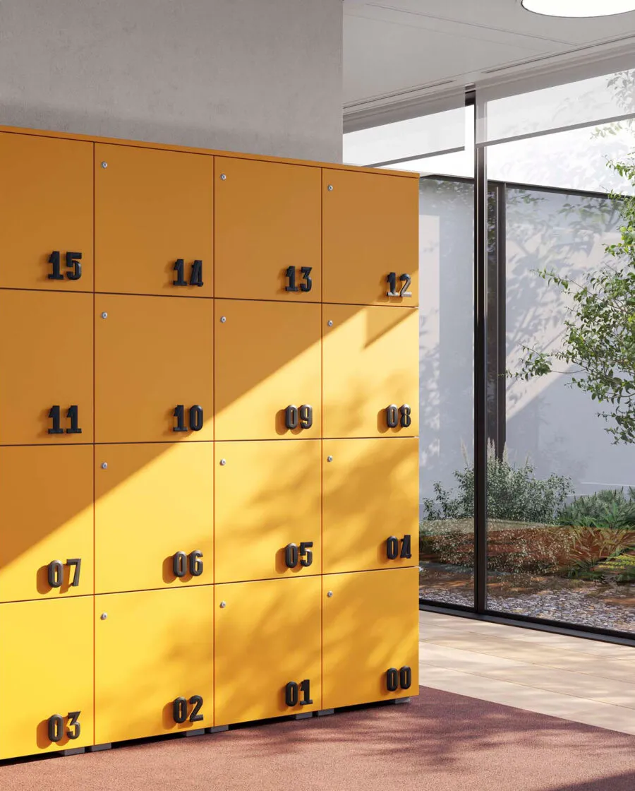 armadietti modulari Lockers per ufficio condiviso
