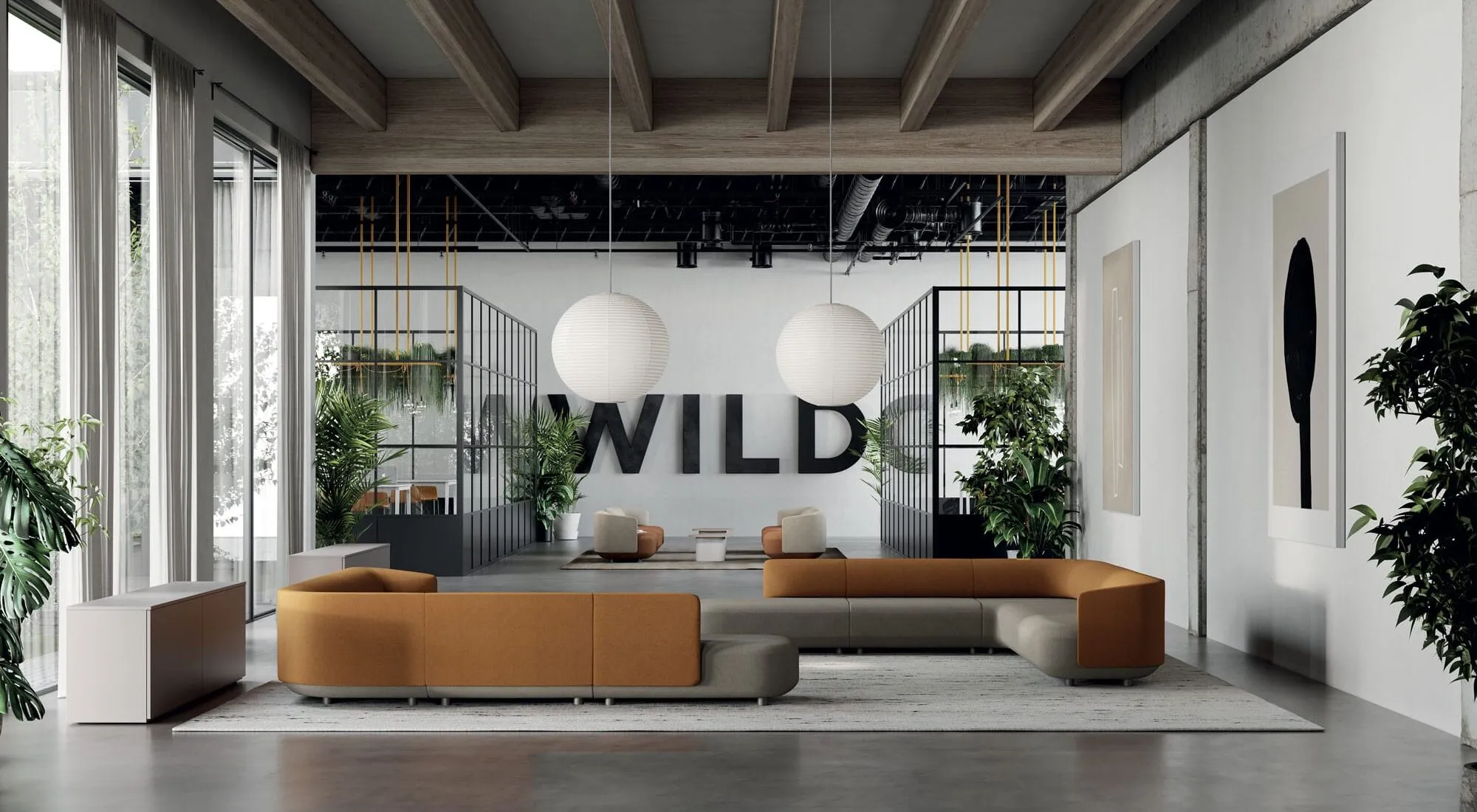 Arredi Frezza Soft Contract per spazi pubblici contemporanei